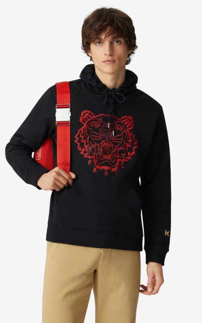 Kenzo tiger hot sale hooded sweatshirt